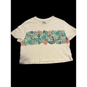 mountain and isles cropped T Shirt Large